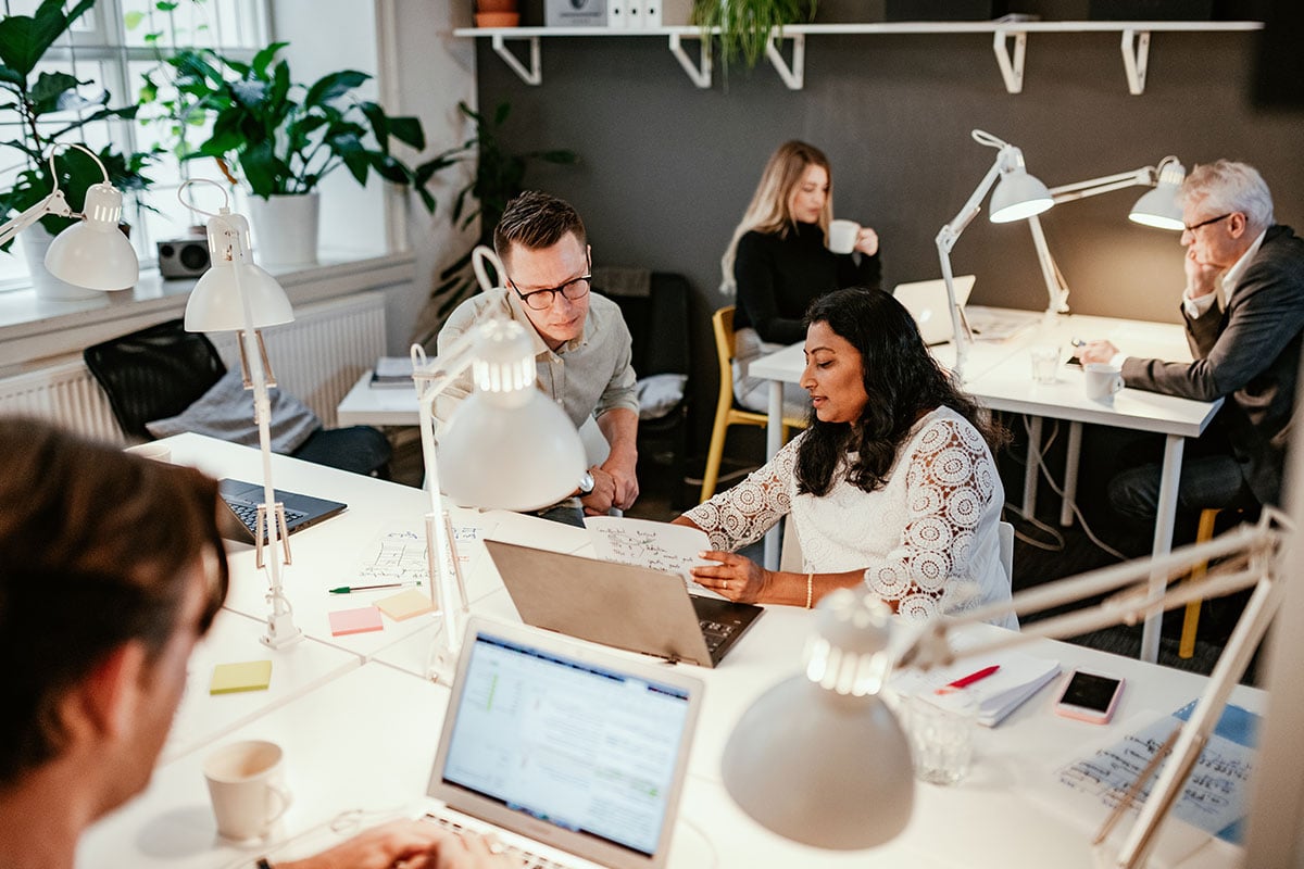office workers