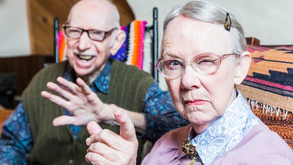 Old age, p***ed off