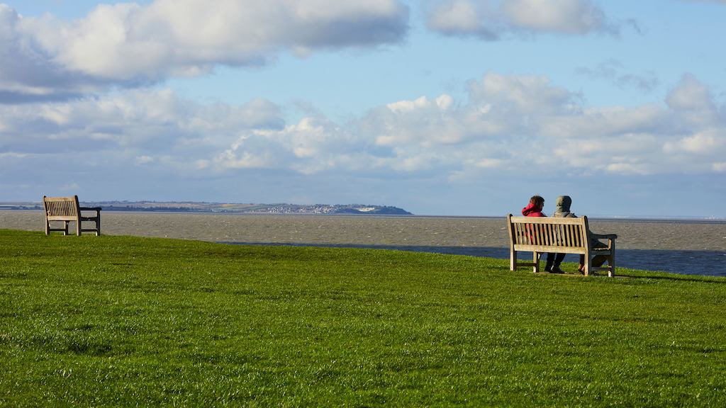Couple sitting