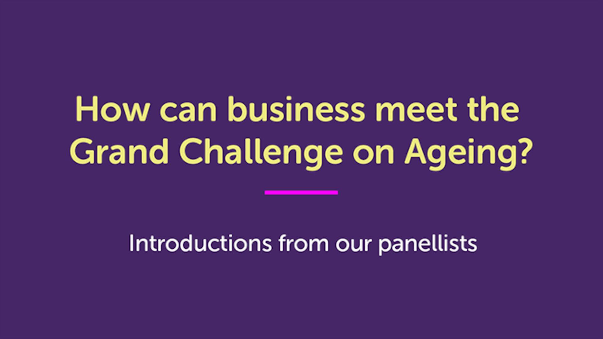 link to watch the panellists' responses