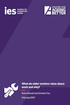 Fulfilling work: What do older workers value about work and why?