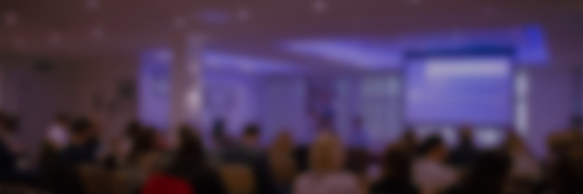 Event room with audience, thumbnail for video