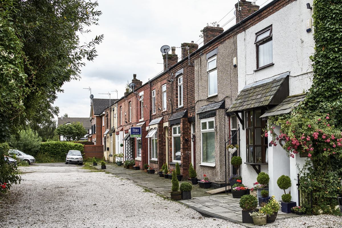 Row of terraced houses