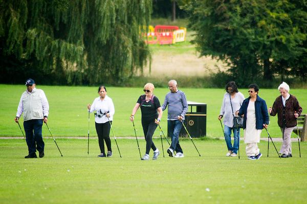 Nordic walking group
